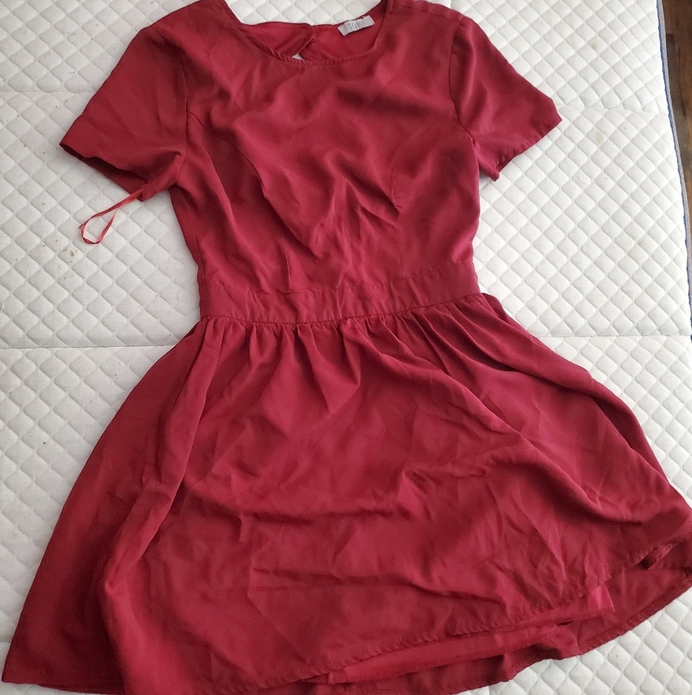 Red dress